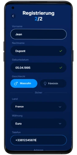 informations personnelles Boomerang Bet